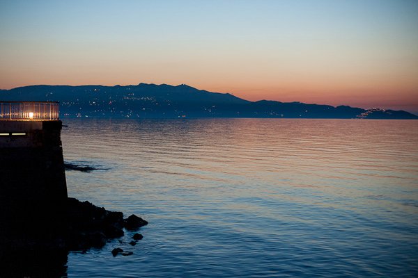 Taken after Sunset in Iraklio, Crete