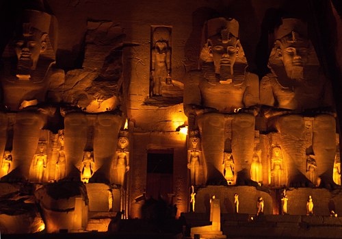 Close-up of the great Temple.