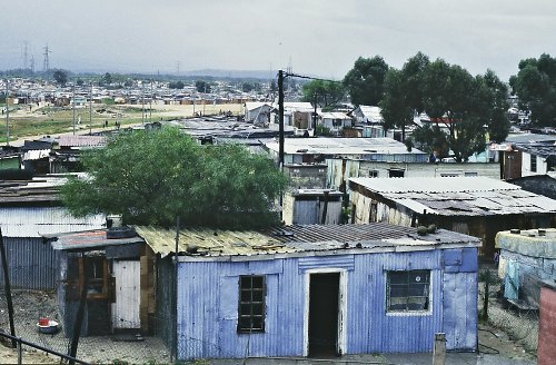 Housing area, Cape town.