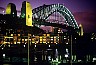 Sydney harbour bridge at night. -  All Australia photos by Laurenz Bobke.