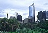 Sydney: park and skyscrapers. -  All Australia photos by Laurenz Bobke.