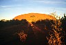 Ayer's rock at daybreak. - All Australia photos by Laurenz Bobke.