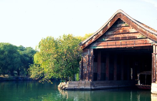 Old boat houses.