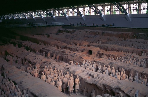 The famous Terracotta Army