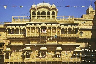 Jaisalmer, the 7-storeyed palace of the Bhati rajputs. Photo: L. Bobke