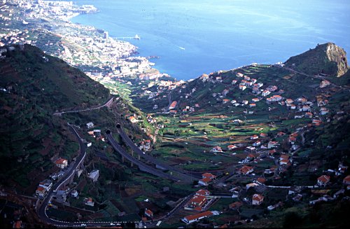 view of the coast and tunnels