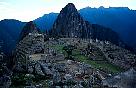 Machu Picchu before sunrise