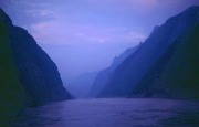 Three Gorges Cruise:  gorges at dawn,  ghost city.